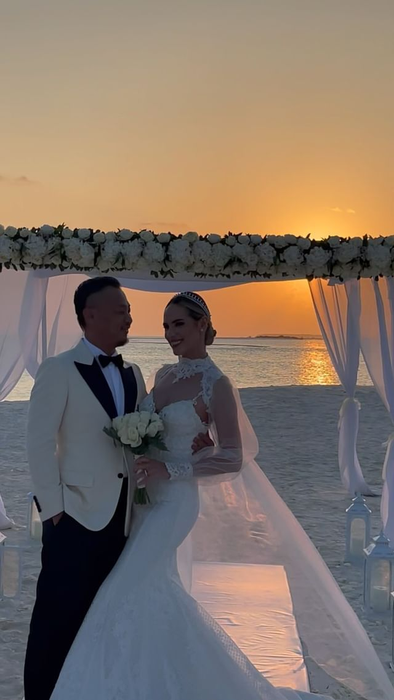 Hideaki Tanaka și Diana s-au căsătorit la începutul anului 2022, în Insulele Maldive (Foto: Instagram)