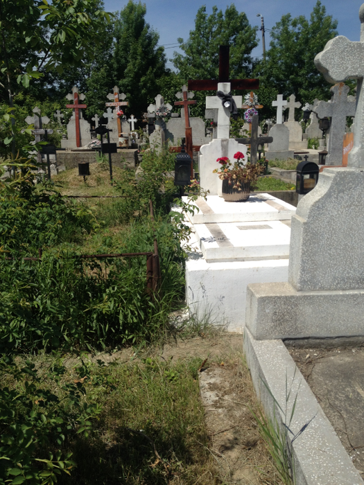 Mormântul lui Vasile Turcu arată foarte îngrijit