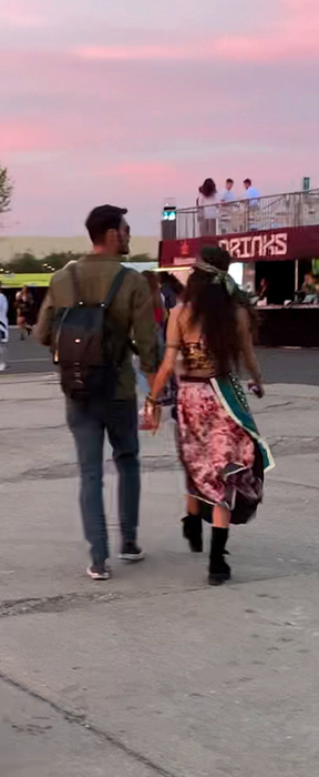 George Burcea și Viviana Sposub s-au ținut mai tot timpul de mână/ Sursă foto: CANCAN.RO