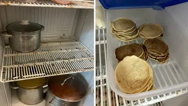 Imagini care îți întorc stomacul pe dos! Ce au putut găsi comisarii de la Protecția Consumatorului în frigiderul unui restaurant din Valea Prahovei