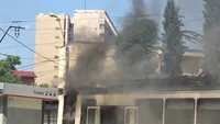 Incendiu grav în București. Un tramvai a luat foc în intersecție la Dristor