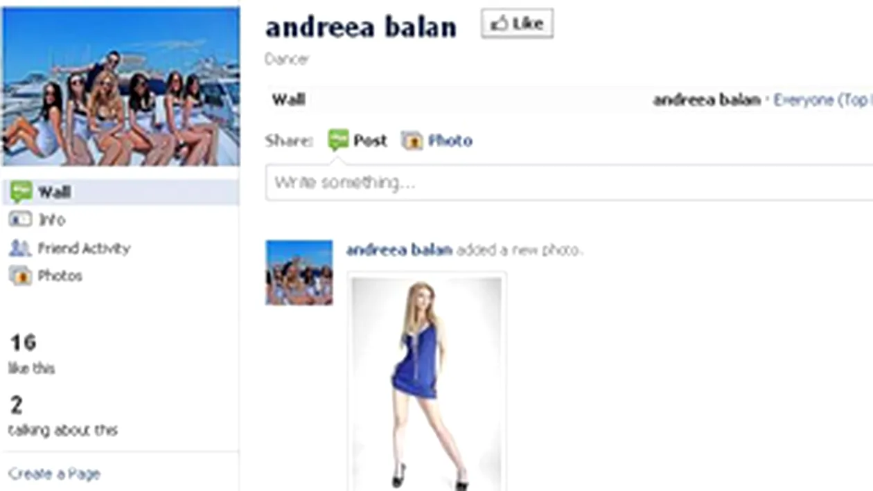 Andreea Balan are probleme cu conturile de Facebook! Vezi ce i s-a intamplat!