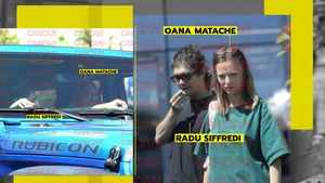 Oana Matache și Radu Siffredi au mers în pădure, iar Cancan.ro i-a prins în "flagrant"! A mângâiat-o tandru! Unghiile i-au...