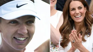 Ducesa de Cambridge, în tribuna meciului dintre Simona Halep și Serena Williams! Kate Middleton o susține pe românca noastră
