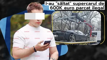 Cine e frumușelul cu Ferrari care a făcut-o lată. I-au săltat supercarul de 600K euro parcat ilegal
