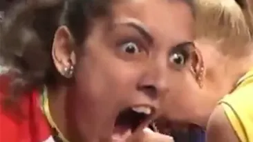 Parca a fost posedata de diavol. A luat-o de mana, apoi s-a dezlantuit! Ce a facut o ucrainianca la o partida de Skandenberg!