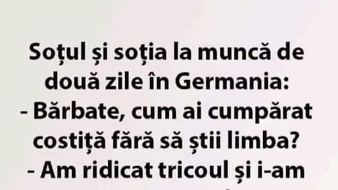 BANC | Cuplu de români în Germania