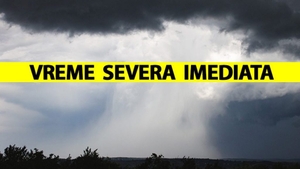 ANM, mesaj nou de vreme severă imediată. Care sunt zonele afectate de codul galben