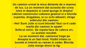 BANCUL ZILEI | "Hei, sunt Jolie și sunt blondă!"