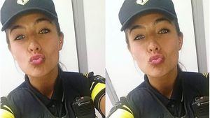 Cea mai sexy poliţistă a devenit model! Imagini incendiare cu aceasta