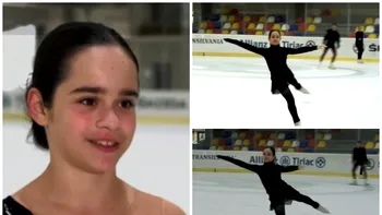 Cătălina Stănescu este o Nadia Comăneci a patinajului! Vrea să reprezinte România la cele mai mari competiţii din lume