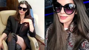 Cum arată acum Alina, sora mai mare a Monicăi Gabor. Fosta soție a lui Irinel Columbeanu a scos-o la un local de lux!