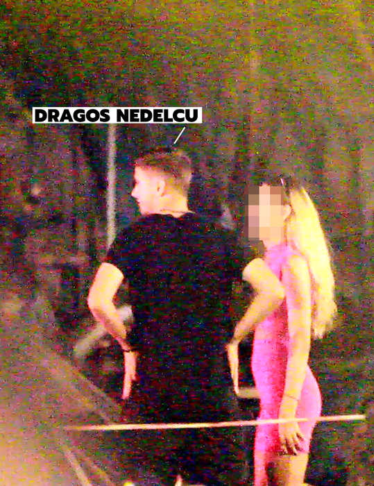 Dragoș Nedelcu, alături de amica lui