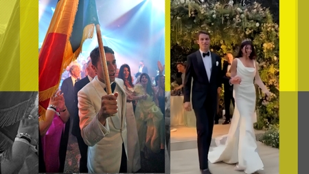 Momente unice de la nunta de 5,5 milioane de dolari de la Veneția! Ce a făcut miliardarul american al fiicei lui Geoană cu steagul României
