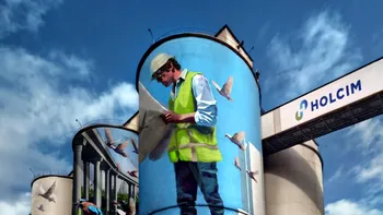 HOLCIM ROMÂNIA MARCHEAZĂ O PREMIERĂ ÎN INDUSTRIE: PRIMUL MURAL SUSTENABIL DINTR-O FABRICĂ DIN ROMÂNIA