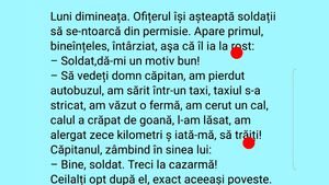 BANC | Ofițerul își așteaptă soldații să se întoarcă din permisie