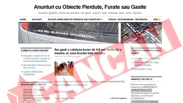 Oficiul pentru obiecte pierdute s-a mutat pe internet