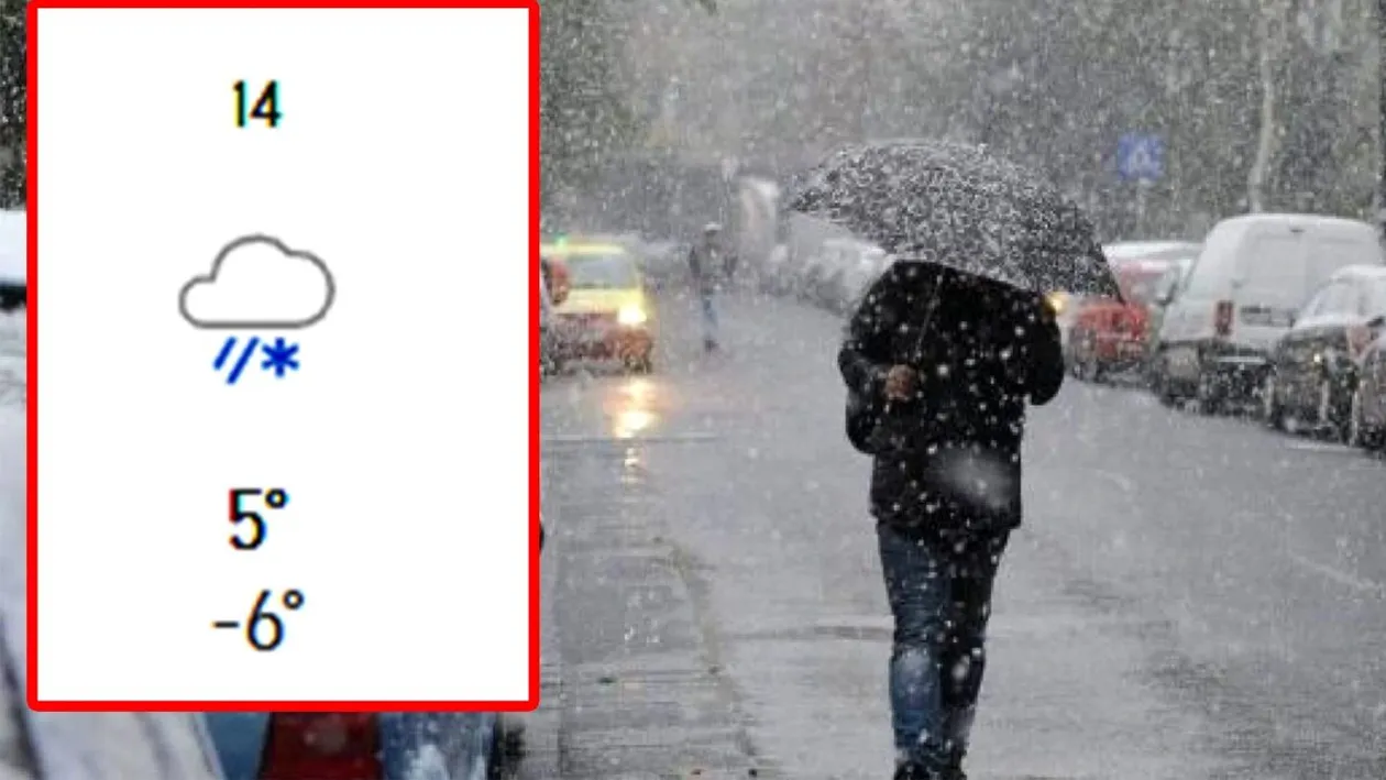 Meteorologii Accuweather au modificat prognoza. Data exactă a primei ninsori în București