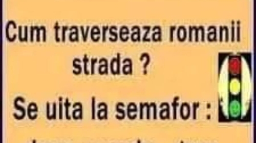BANC | Cum traversează românii strada