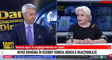 Viorica Dăncilă a făcut anunțul despre intrarea României în război: ”De neacceptat”