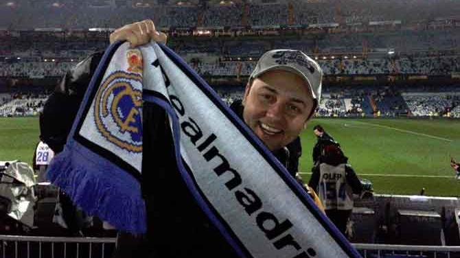 Maruta a primit de la Mos Craciun un bilet la Real Madrid- Barcelona! Uite ce entuziasmat era pe Santiago Bernabeu!