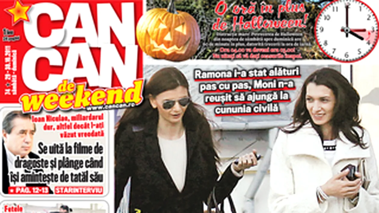 A aparut noul CANCAN de Weekend! Afla aici totul despre nunta Alinei Gabor!