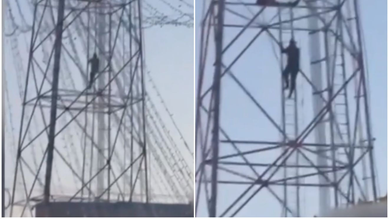 Un bărbat din Tecuci a pierdut la păcănele și, de supărare, s-a urcat pe un releu. A amenințat că se aruncă dacă nu primește banii înapoi