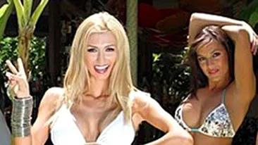 Andreea Balan si dansatoarele ei si-au etalat formele senzuale la soare! Care ti se pare cea mai sexy?