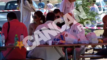 Paszkany si fiul lui Ioan Rus si-au dus iubitele la un concurs de echitatie