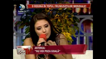 Antonia, asa cum nu o stiai! Nu ma consider frumoasa, nici macar sexy! Afla-i secretele!