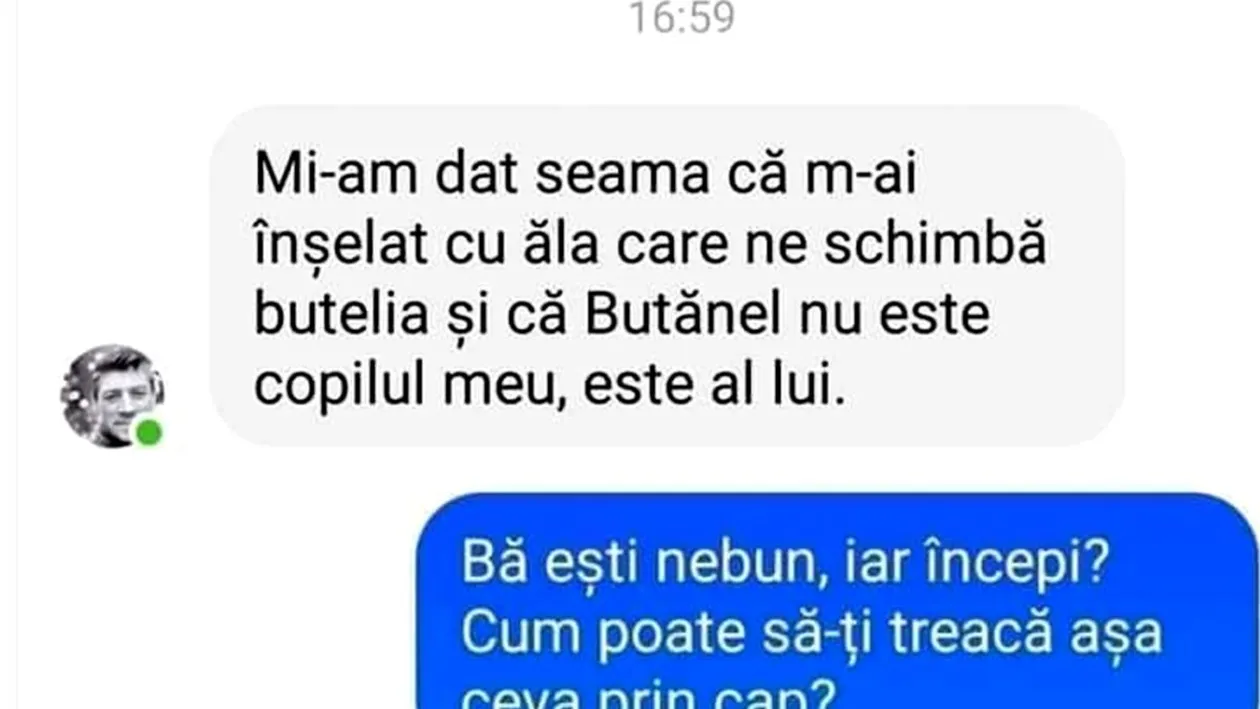 BANCUL ZILEI | M-ai înșelat cu ăla care ne schimbă butelia