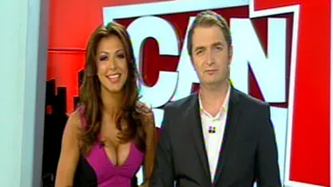 Decolteu UCIGATOR la CANCAN TV! Uite in ce tinuta provocatoare a intrat Ilinca Vandici in platou la Acasa TV!