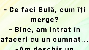BANC | Bulă a intrat în afaceri cu cumnatul