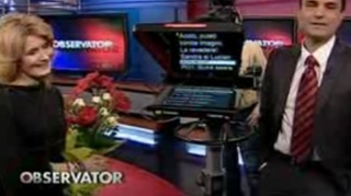 VIDEO Sandra Stoicescu si Lucian Mandruta si-au luat "Adio" de la telespectatorii "Observatorului"!