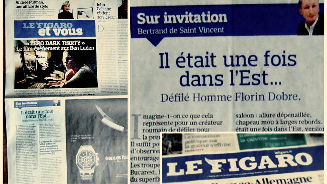 “Men in Red” cucereste Parisul! Florin Dobre apreciat de publicatiile franceze, Le Monde si Le Figaro!