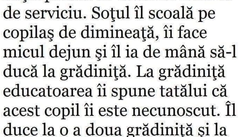BANC | Tăticul își duce copilul la grădiniță