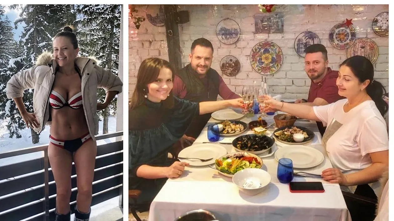 Cristina Șișcanu, pozată în costum de baie la munte! Ce comentariu i-a lăsat Tavi Clonda și ce replică spumoasă i-a dat vedeta