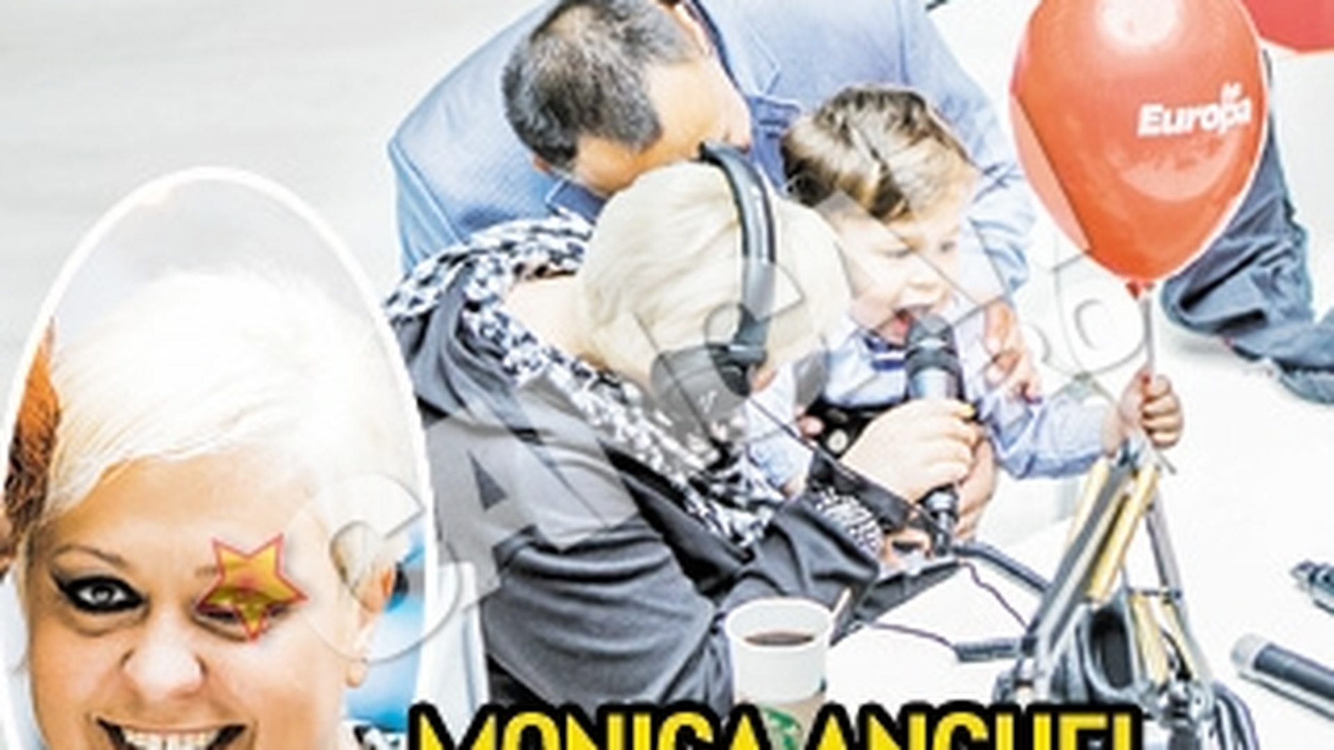 Aviv a intrat in direct cu ascultatorii. La numai doi ani, fiul Monicai Anghel a stat la pupitrul unui radio