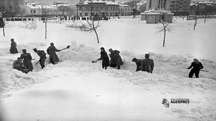 Cel mai mare viscol din istoria României. Zăpada a avut câţiva metri în Capitală