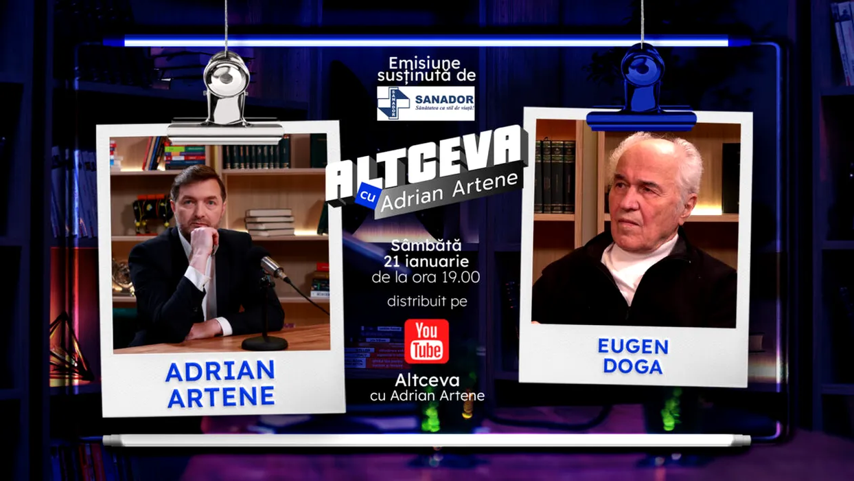 Maestrul Eugen Doga este invitatul săptămânii în podcastul "ALTCEVA cu Adrian Artene", disponibil pe canalul de YouTube cu același nume
