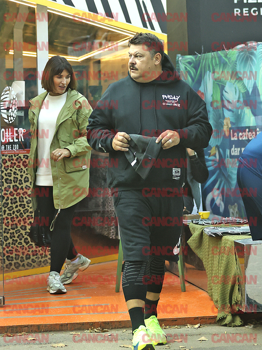 Mihai Bobonete și soția, după alergat