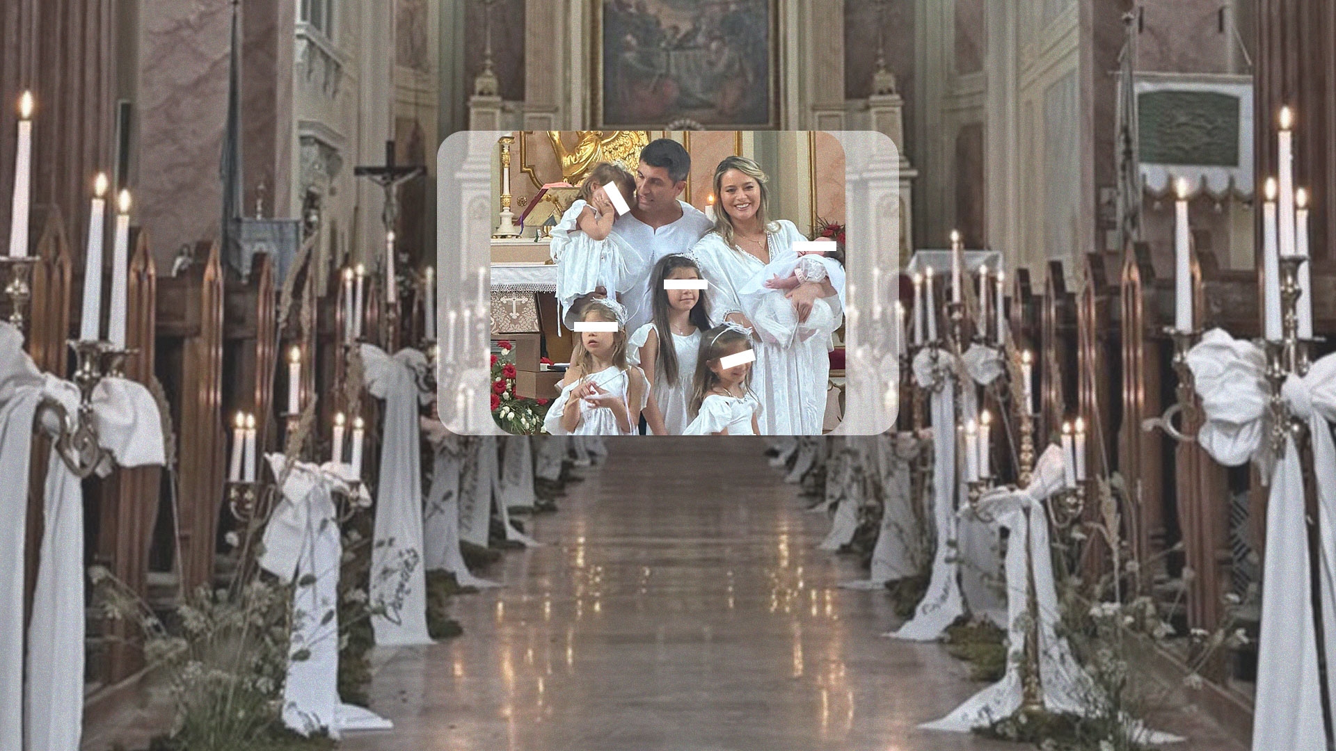Laura Cosoi și-a creștinat cea de-a cincea fiică. Primele imagini de la botezul Ninei