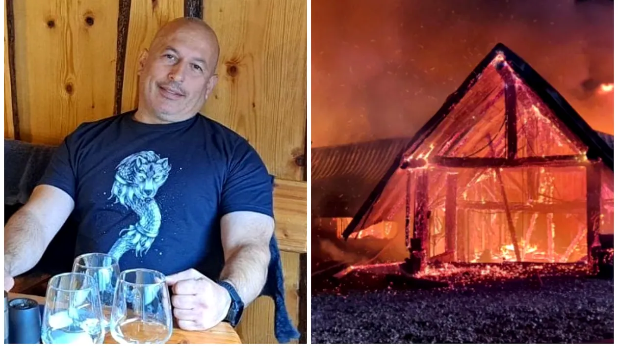 Gest halucinant al fiului lui Cornel Dinicu, după ce a izbucnit incendiul la Ferma Dacilor: A luat o drujbă