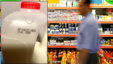Ce a găsit Gheorghe Ion din Iași într-o sticlă de lapte pe care a cumpărat-o din supermarket, de la raionul cu reduceri