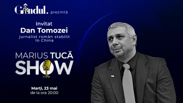 Marius Tucă Show începe marți, 23 mai, de la ora 20.00, live pe gândul.ro. Invitat: Dan Tomozei