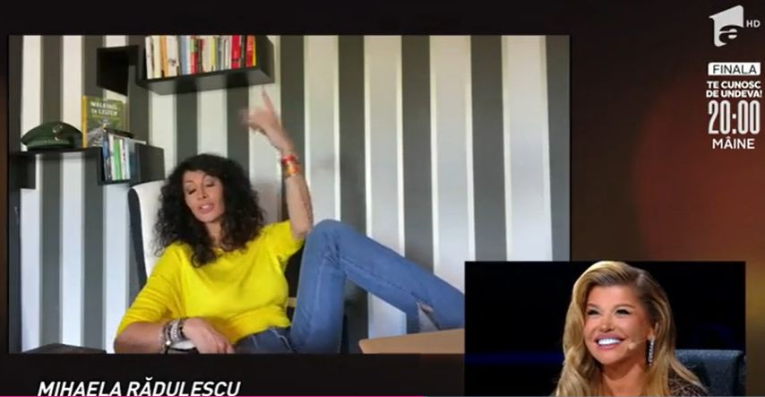 Mihaela Rădulescu, mesaj cu subînțeles pentru Ștefan Bănică Jr. în direct! Cum a reacționat fostul soț al vedetei