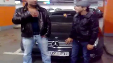 Ramai prost! Un smecher din Tandarei l-a pus pe Babi Minune sa-i cante in parcarea subterana de la mall pe capota Mercedesului - I-a dat 3.600 de euro