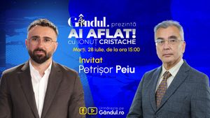 „Ai Aflat! cu Ionuț Cristache” începe marți, 28 iulie, de la ora 15.00, live pe Gândul. Invitat: Petrișor Peiu