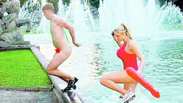 Treaba nemteasca: S-au balacit in fantana