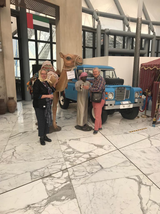Gheorghe Turda și sora lui, Anuța, vacanță de cinci stele în Dubai